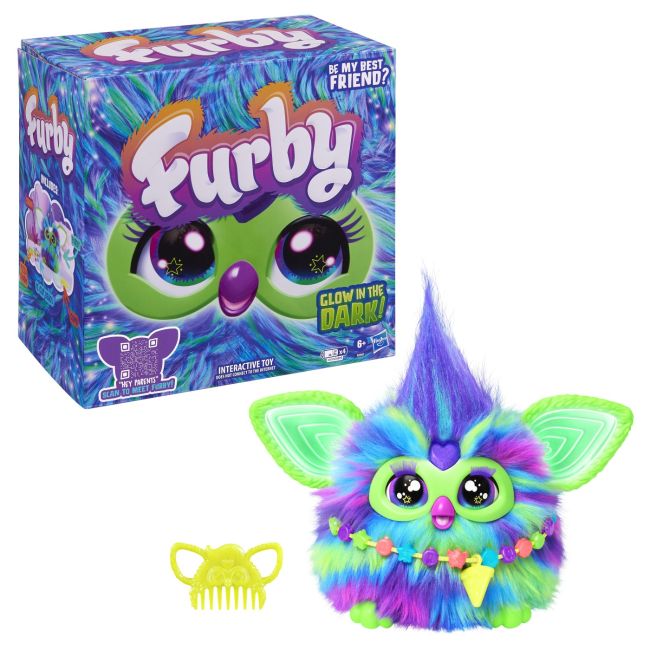 FURBY JUCARIE DE PLUS INTERACTIVA FURBY GALAXY GLOW IN THE DARK VIVF8901