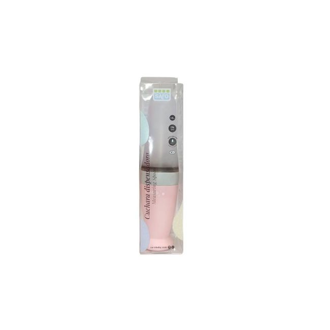 Lingurita Cu Rezervor Pentru Bebelusi ,   Silicon Alimentar, Fara Bpa, 90 Ml ,   Roz Pjb25012