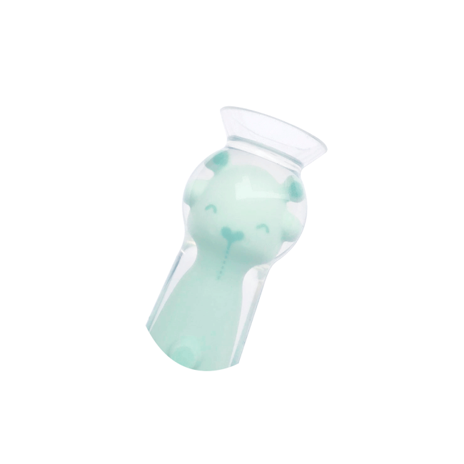 Lingurita Ingusta Din Silicon Alimentar Cu Ventuza, In Carcasa, Perfecta Pentru Vacanta, , œsoft  Fun,  , Mint Pjb5211
