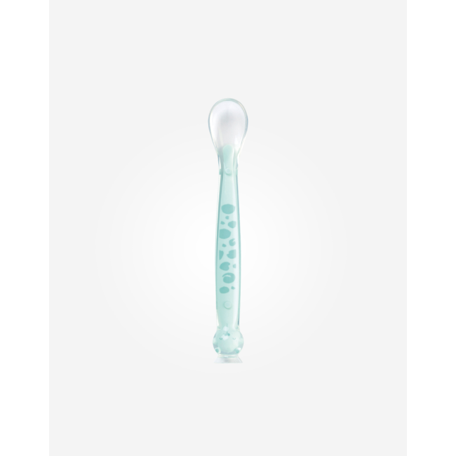 Lingurita Ingusta Din Silicon Alimentar Cu Ventuza, In Carcasa, Perfecta Pentru Vacanta, , œsoft  Fun,  , Mint Pjb5211