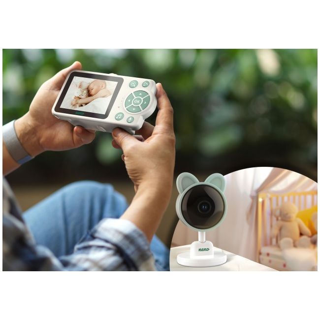 Neno bambino – monitor electronic pentru bebeluși cu receptor wireless nen-mam-nn010