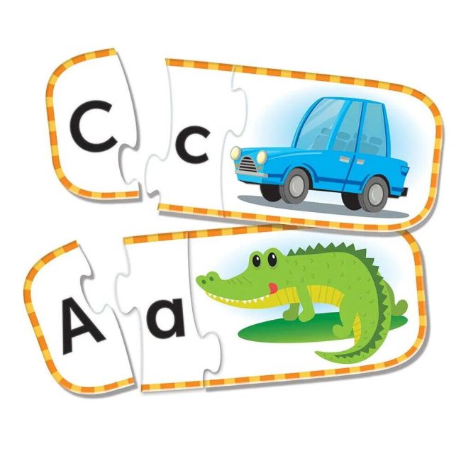 Set 26 de puzzle-uri alfabet (3 piese)