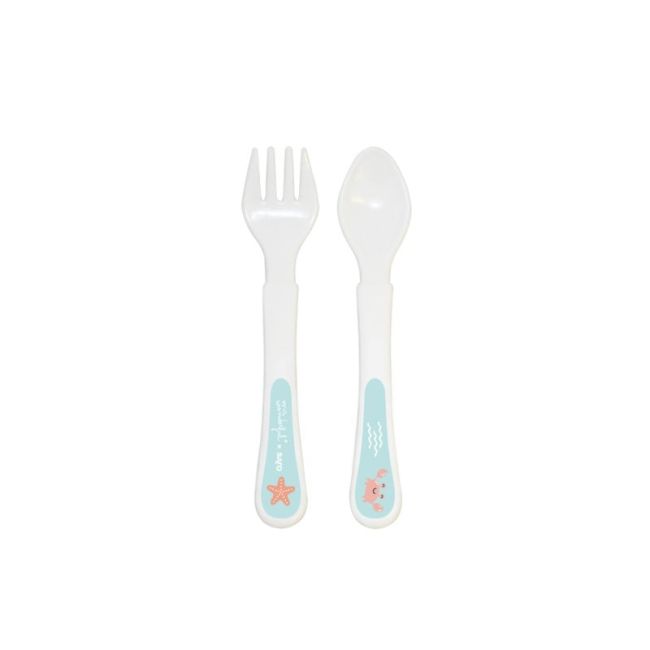Set Complet De Masa, 5 Piese,   La Mar De Felices,   Blue Pjb8026