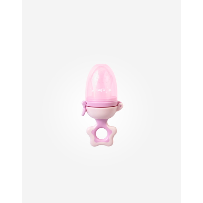 Suzeta Pentru Alimentare Cu Fructe Si Legume, Diversificare Bebelusi,    Aliment-up,   Rose Pjb25506
