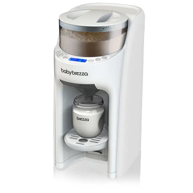 Pachet Bebe Start - Espressor lapte Formula Pro Advanced All White + Robot One Step Baby Food Maker Baby Brezza