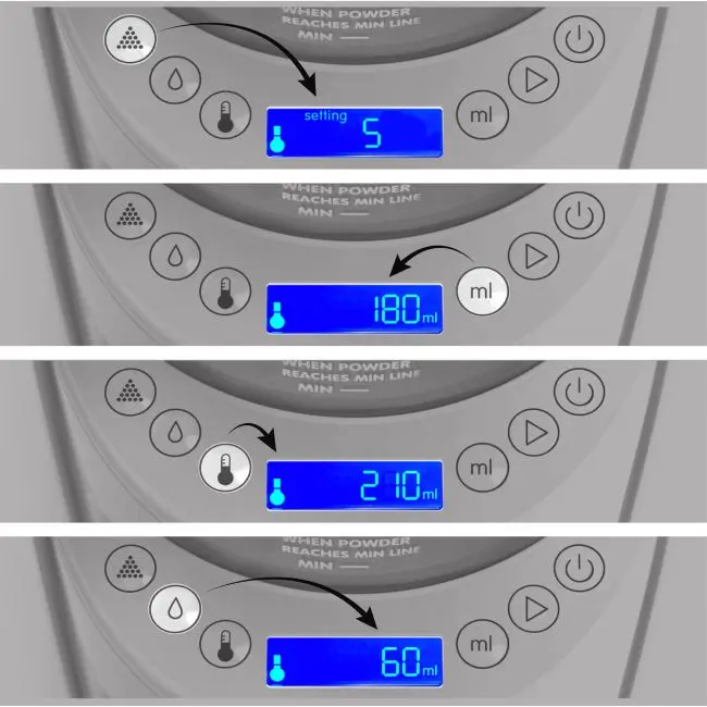 Pachet Bebe Start - Espressor lapte Formula Pro Advanced All White + Robot One Step Baby Food Maker Baby Brezza