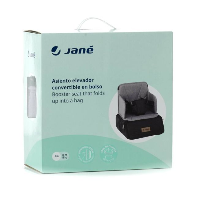 Booster multifunctional, Jane, Transformabil in geanta, Cu buzunar, Cu ham in 3 puncte, 6-36 luni, Seal BYN8420421089453