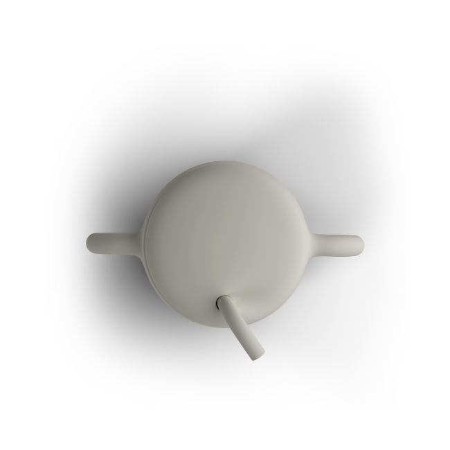 Cana De Antrenament, Cu Pai Flexibil, Din Silicon, Fara Bpa, Bps, Pvc Si Ftalati  2in1, 250 Ml, Cream Pjbcap_c