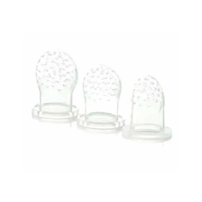 Dispozitiv de hranire, Jane, Pentru fructe si legume, Cu trei adaptoare din silicon, Fara BPA, 6+ luni, Mint BYN8420421086254