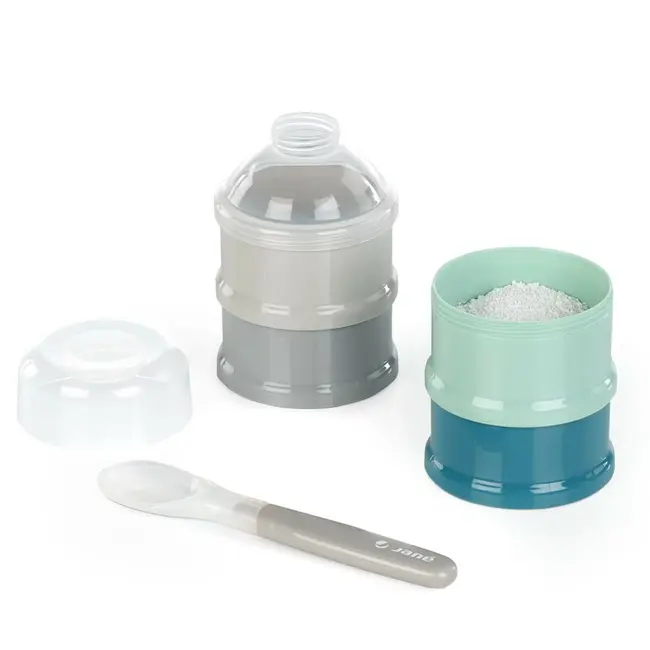 Dozator pentru lapte praf, Jane, Cu 4 compartimente, Practic si igienic, BPA Free, Cosmos BYN8420421073872