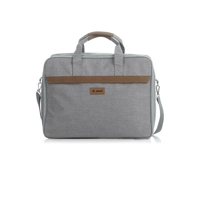 Geanta de voiaj spital, Jane, Cu compartiment impermeabil, 41 x 50 x 7 cm, Dim Grey BYN8420421089248