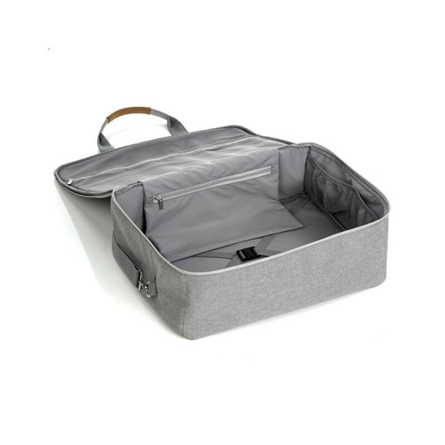 Geanta de voiaj spital, Jane, Cu compartiment impermeabil, 41 x 50 x 7 cm, Dim Grey BYN8420421089248