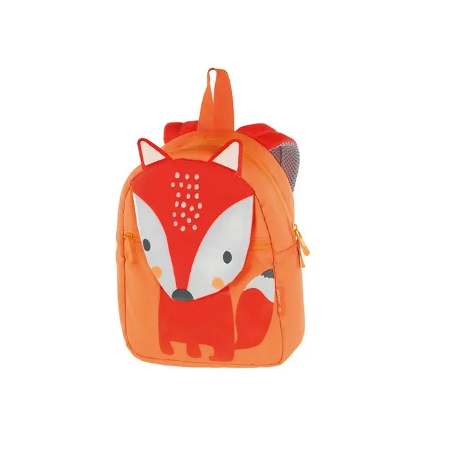 Ghiozdanel, Jane, Fox, Cu un compartiment interior pentru sticla, Inchidere cu fermoar, Bretele si spate captusite si moi, Cu eticheta pentru nume, 20.5 x 9 x 30 cm BYN8420421087077