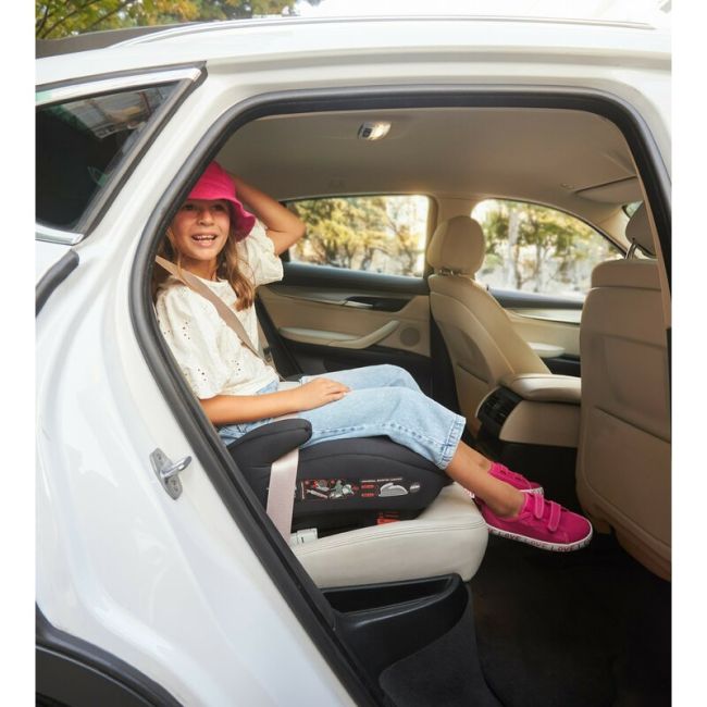 Inaltator auto, Be Cool, Boosty I-size, 125- 150 cm, Cu sistem de reglare treptata a inaltimii, Instalare cu sistem Isofix si centura de prindere, Cu husa detasabila, Conform standardului de securitate i-Size, Cosmos BYN8420421090756
