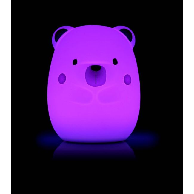 Lampa de veghe, Jane, Yum Bear, Cu 9 culori, White BYN8420421074909