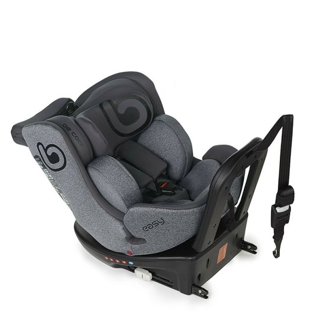Scaun auto, Be Cool, Easy I-Size, Rotire 360 grade, 40 - 150 cm, 0 - 36 kg, Cu Isofix si Centura Top Tether, Conform cu standardul european de securitate ECE R129, Antracita BYN8420421090183