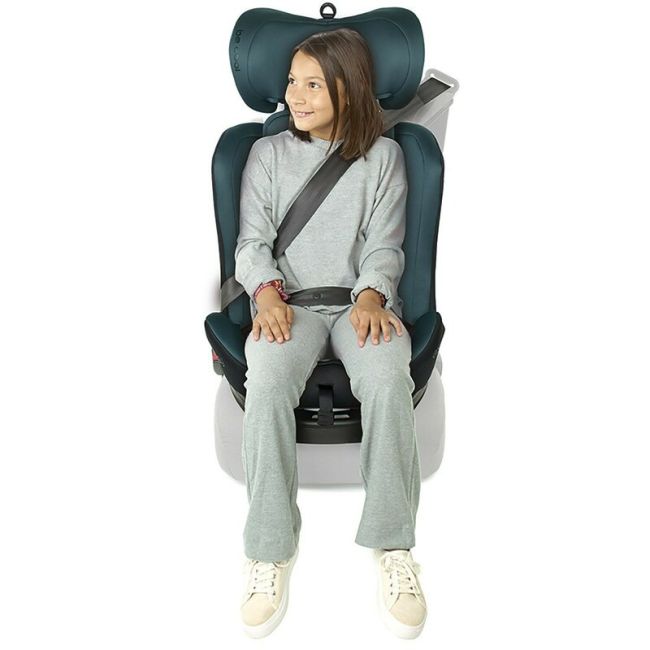 Scaun auto, Be Cool, Easy I-Size, Rotire 360 grade, 40 - 150 cm, 0 - 36 kg, Cu Isofix si Centura Top Tether, Conform cu standardul european de securitate ECE R129, Antracita BYN8420421090183