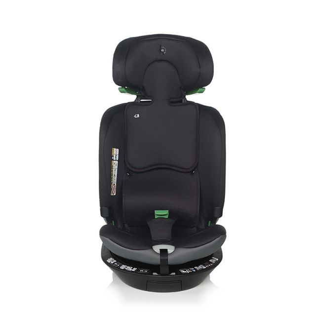 Scaun auto, Be Cool, Wagon I-Size, Rotire 360 grade, 40 - 150 cm, 0 - 36 kg, Cu Isofix si picior stabilizator, Cu protectie laterala de siguranta, Conform cu standardul european de securitate ECE R129, Carbon BYN8420421092736