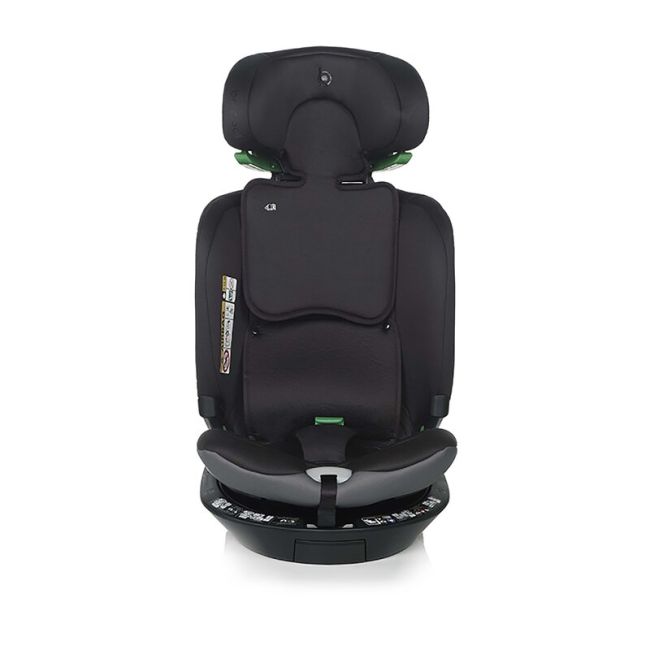 Scaun auto, Be Cool, Wagon I-Size, Rotire 360 grade, 40 - 150 cm, 0 - 36 kg, Cu Isofix si picior stabilizator, Cu protectie laterala de siguranta, Conform cu standardul european de securitate ECE R129, Carbon BYN8420421092736
