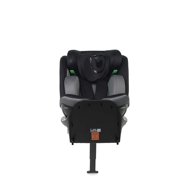 Scaun auto, Be Cool, Wagon I-Size, Rotire 360 grade, 40 - 150 cm, 0 - 36 kg, Cu Isofix si picior stabilizator, Cu protectie laterala de siguranta, Conform cu standardul european de securitate ECE R129, Carbon BYN8420421092736