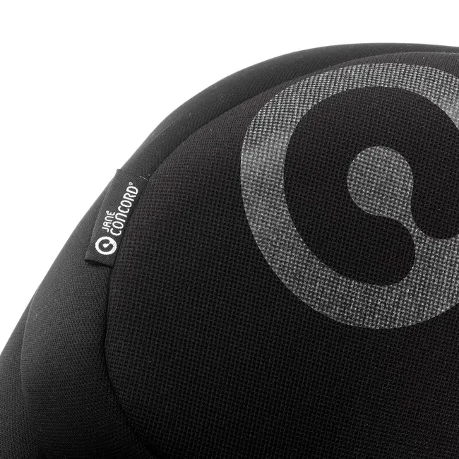 Scaun auto, Jane, Iflow I-Size, Rotire 360 grade, 40 - 105 cm, Cu Isofix si picior stabilizator, Protectie superioara in caz de impact lateral - SPS, Conform cu standardul european de securitate ECE R129, Matt Black BYN8420421092767