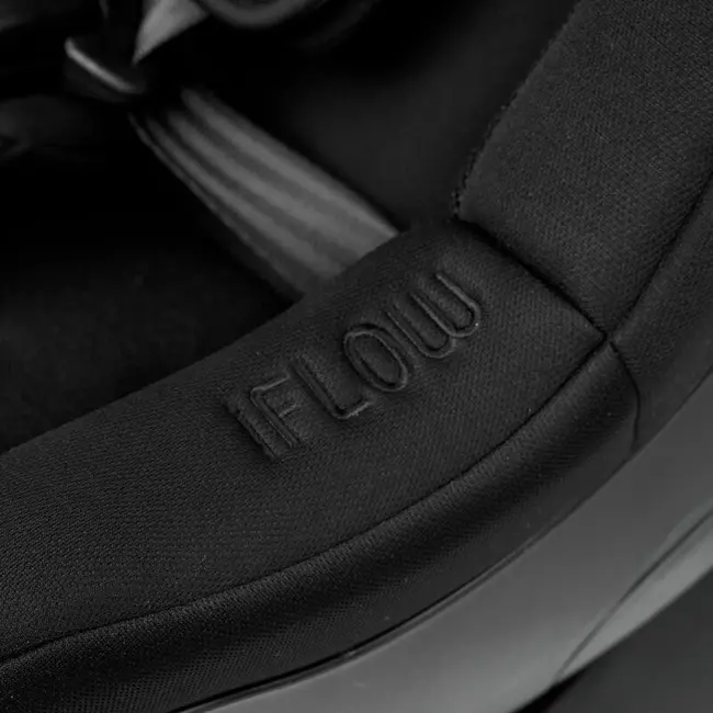 Scaun auto, Jane, Iflow I-Size, Rotire 360 grade, 40 - 105 cm, Cu Isofix si picior stabilizator, Protectie superioara in caz de impact lateral - SPS, Conform cu standardul european de securitate ECE R129, Matt Black BYN8420421092767