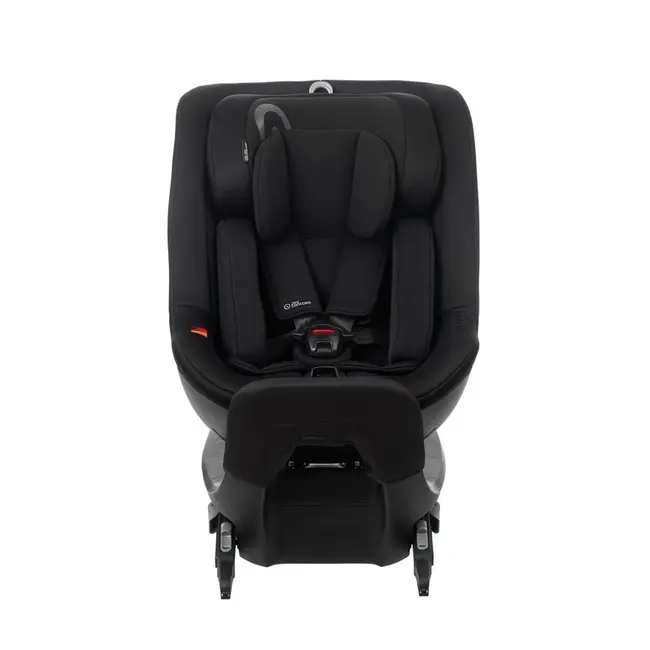 Scaun auto, Jane, Iflow I-Size, Rotire 360 grade, 40 - 105 cm, Cu Isofix si picior stabilizator, Protectie superioara in caz de impact lateral - SPS, Conform cu standardul european de securitate ECE R129, Matt Black BYN8420421092767