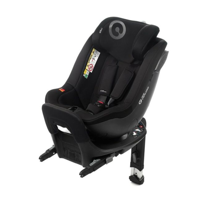 Scaun auto, Jane, Iflow I-Size, Rotire 360 grade, 40 - 105 cm, Cu Isofix si picior stabilizator, Protectie superioara in caz de impact lateral - SPS, Conform cu standardul european de securitate ECE R129, Matt Black BYN8420421092767