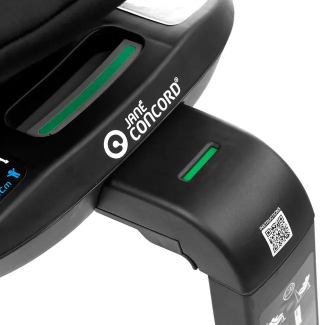 Scaun auto, Jane, Iflow I-Size, Rotire 360 grade, 40 - 105 cm, Cu Isofix si picior stabilizator, Protectie superioara in caz de impact lateral - SPS, Conform cu standardul european de securitate ECE R129, Matt Black BYN8420421092767