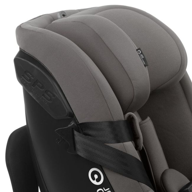 Scaun auto, Jane, Iflow I-Size, Rotire 360 grade, 40 - 105 cm, Cu Isofix si picior stabilizator, Protectie superioara in caz de impact lateral - SPS, Conform cu standardul european de securitate ECE R129, Matt Gray BYN8420421092774
