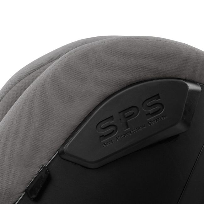 Scaun auto, Jane, Iflow I-Size, Rotire 360 grade, 40 - 105 cm, Cu Isofix si picior stabilizator, Protectie superioara in caz de impact lateral - SPS, Conform cu standardul european de securitate ECE R129, Matt Gray BYN8420421092774
