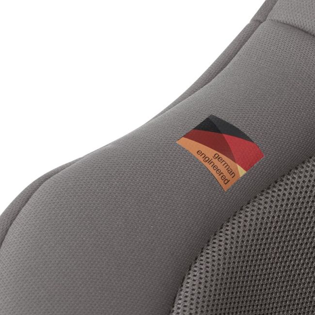 Scaun auto, Jane, Iflow I-Size, Rotire 360 grade, 40 - 105 cm, Cu Isofix si picior stabilizator, Protectie superioara in caz de impact lateral - SPS, Conform cu standardul european de securitate ECE R129, Matt Gray BYN8420421092774