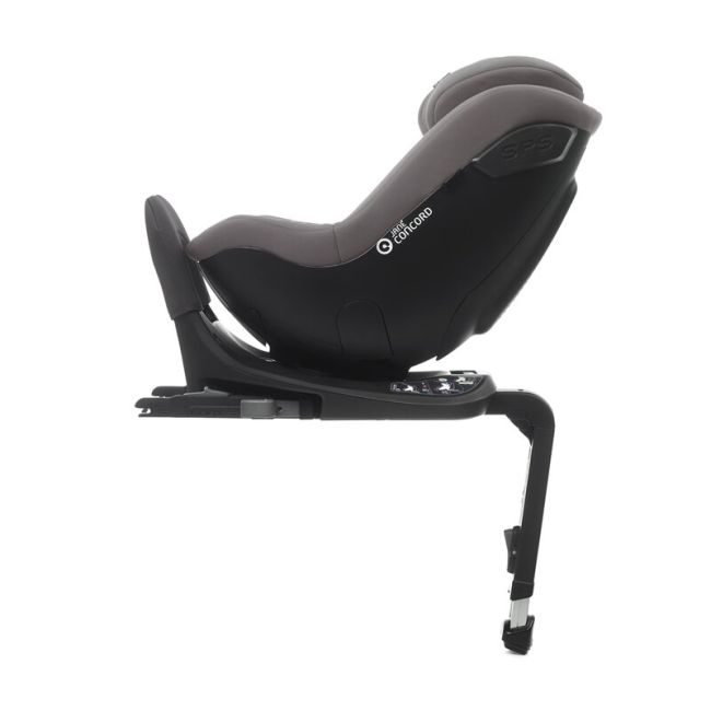 Scaun auto, Jane, Iflow I-Size, Rotire 360 grade, 40 - 105 cm, Cu Isofix si picior stabilizator, Protectie superioara in caz de impact lateral - SPS, Conform cu standardul european de securitate ECE R129, Matt Gray BYN8420421092774