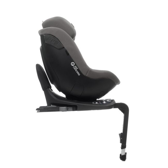 Scaun auto, Jane, Iflow I-Size, Rotire 360 grade, 40 - 105 cm, Cu Isofix si picior stabilizator, Protectie superioara in caz de impact lateral - SPS, Conform cu standardul european de securitate ECE R129, Matt Gray BYN8420421092774