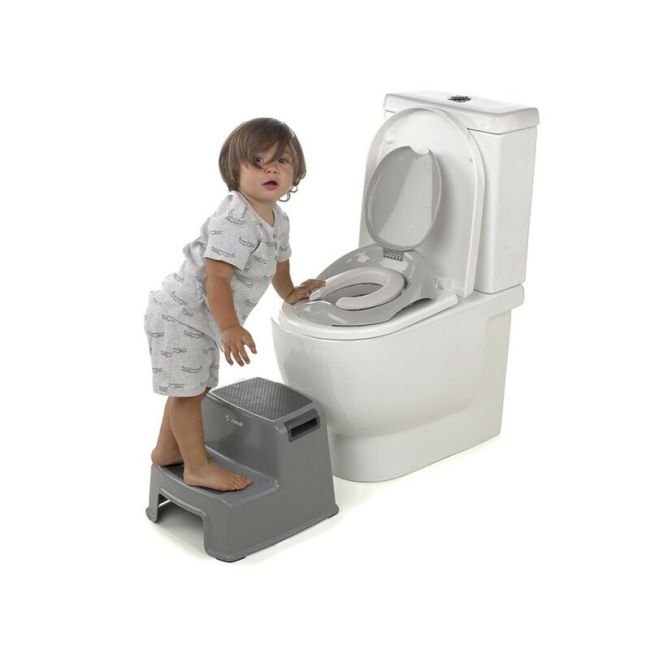 Scaunel Inaltator, Jane Pentru WC, In Doua Trepte, Suprafata antiderapanta, 3 ani + , Dim Grey BYN8420421071762