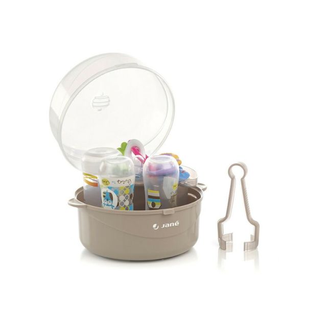 Sterilizator microunde, Jane, Capacitate 6 biberoane, BPA Free, 16.5 cm x 20 cm BYN8420421038789