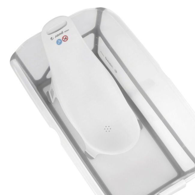 Suport pentru baie ergonomic, Jane, Nemo, De la nastere, Cu maner, Conform cu standardul european de siguranta EN 17022:2018, White BYN8420421091012