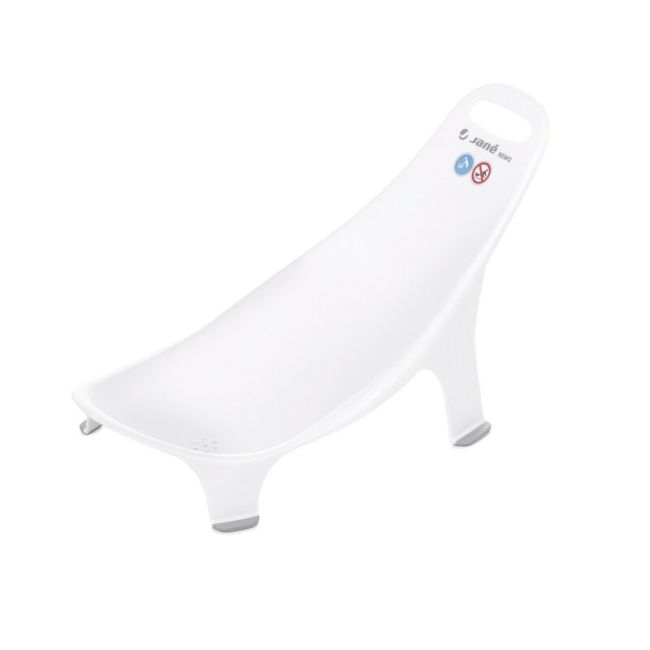 Suport pentru baie ergonomic, Jane, Nemo, De la nastere, Cu maner, Conform cu standardul european de siguranta EN 17022:2018, White BYN8420421091012