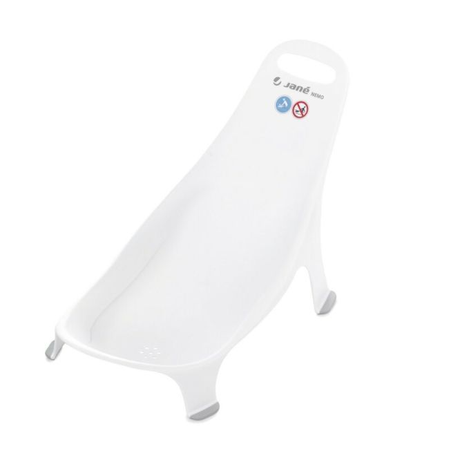Suport pentru baie ergonomic, Jane, Nemo, De la nastere, Cu maner, Conform cu standardul european de siguranta EN 17022:2018, White BYN8420421091012