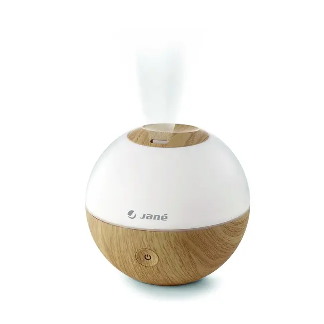 Umidificator, Jane, Moon, Cu compartiment aromaterapie, Cu lumini si senzor de apa, 16 x 16 x 14 cm BYN8420421065853