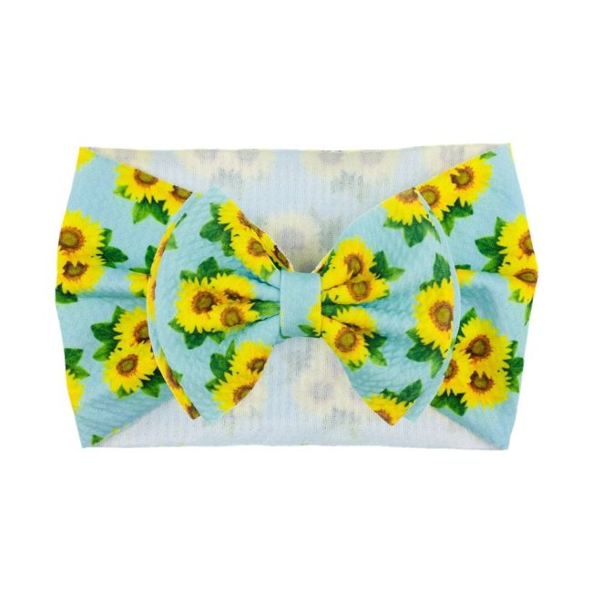 Bentita lata cu funda si imprimeu - model 15 mdh14-15-cd3