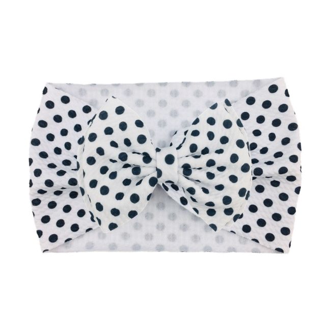 Bentita lata cu funda si imprimeu - model 18 mdh14-18-cd3
