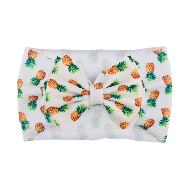 Bentita lata cu funda si imprimeu - model 21 mdh14-21-cd3