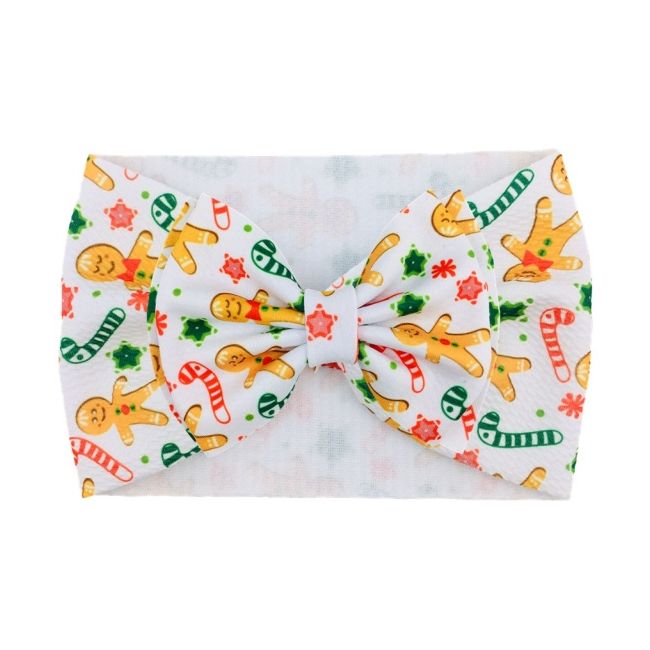 Bentita lata cu funda si imprimeu - model 23 mdh14-23-cd3