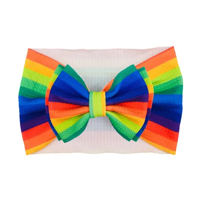 Bentita lata cu funda si imprimeu - model 27 mdh14-27-cd3