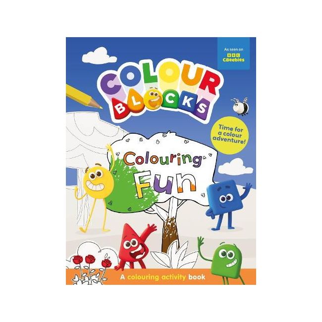 Carte de colorat cu activitati colourblocks - culori distractive