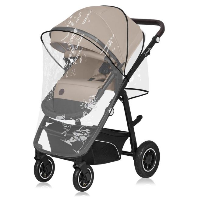 Carucior 3 in 1, Lionelo, Bianka, Transformabil, Cadru aluminiu, Cu landou si salteluta moale, Cu scoica auto testata ADAC, Cu multiple accesorii, Sustine 22 kg, 0 luni+, EN1466:2014+AC:2015, EN1888, Bej BYNLO-BIANKA_3IN1_BEIGE_SAND
