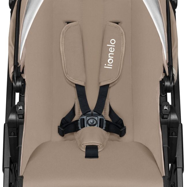 Carucior 3 in 1, Lionelo, Bianka, Transformabil, Cadru aluminiu, Cu landou si salteluta moale, Cu scoica auto testata ADAC, Cu multiple accesorii, Sustine 22 kg, 0 luni+, EN1466:2014+AC:2015, EN1888, Bej BYNLO-BIANKA_3IN1_BEIGE_SAND