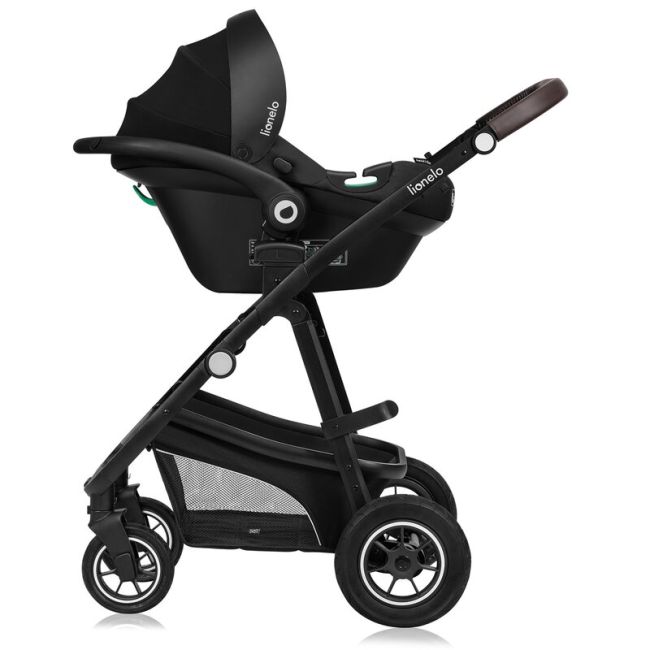 Carucior 3 in 1, Lionelo, Bianka, Transformabil, Cadru aluminiu, Cu landou si salteluta moale, Cu scoica auto testata ADAC, Cu multiple accesorii, Sustine 22 kg, 0 luni+, EN1466:2014+AC:2015, EN1888, Bej BYNLO-BIANKA_3IN1_BEIGE_SAND