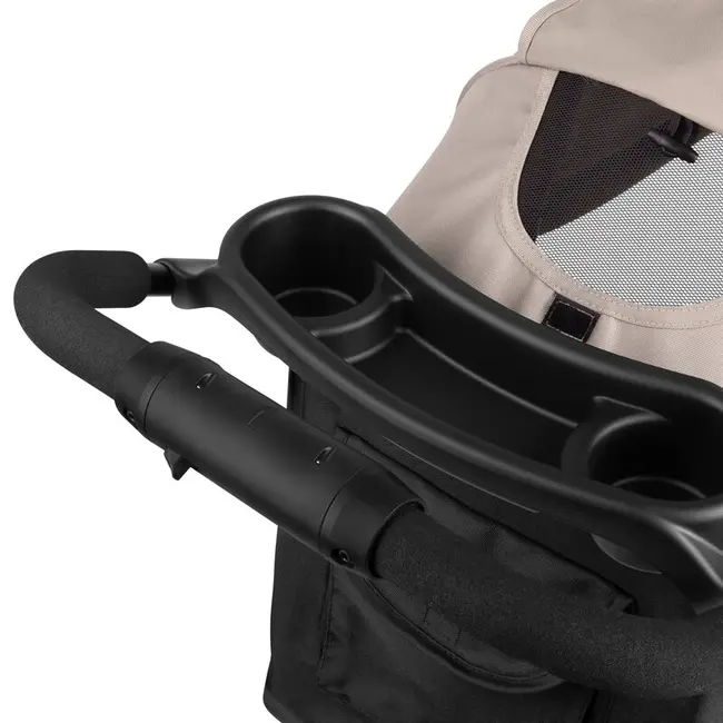 Carucior sport, Lionelo, Emma Plus, Cu tavita, 2 Suporturi pentru pahar, Geanta accesorii, Conform cu standardul european de securitate EN1888-1, Bej BYNLO-EMMA PLUS_BEIGE_LATTE